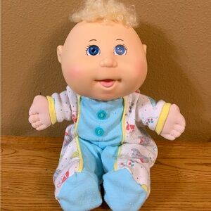 Cabbage Patch Kids Doll BabyLand Exclusive BLE Boy 2015 Lemon Blonde Curly Hair